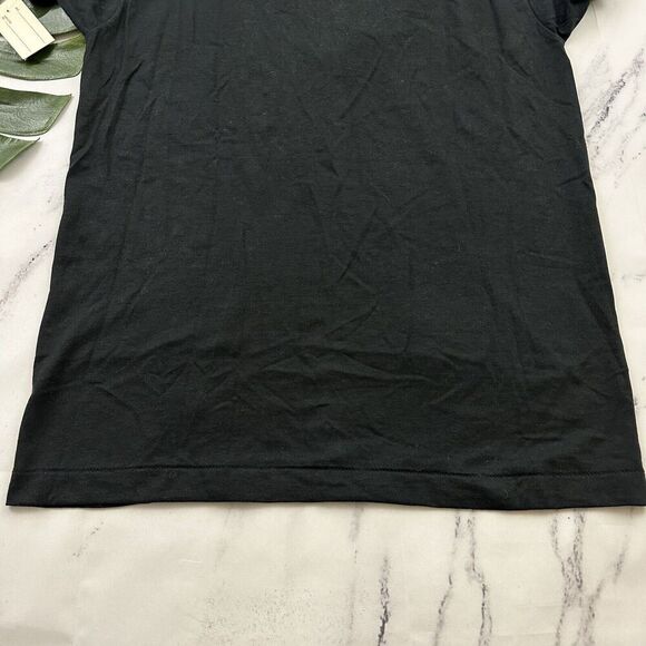 Joanie W Womens Vintage 90s County Western Tee Size M Black Red Beaded Medallion - Picture 12 of 12